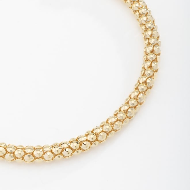 PR-0115 PULSEIRA BANHADA A OURO 18K COM DESIGN EM ESFERAS TEXTURIZADAS