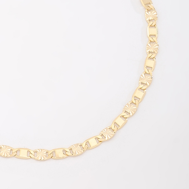 PR-0144 PULSEIRA BANHADA A OURO 18K COM MALHA PIASTRINI