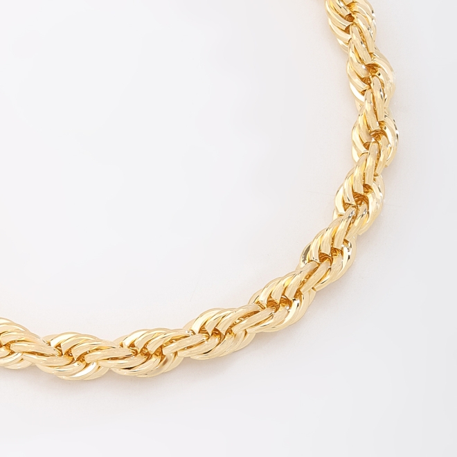PR-0148 PULSEIRA BANHADA A OURO 18K COM MALHA CORDÃO BAIANO