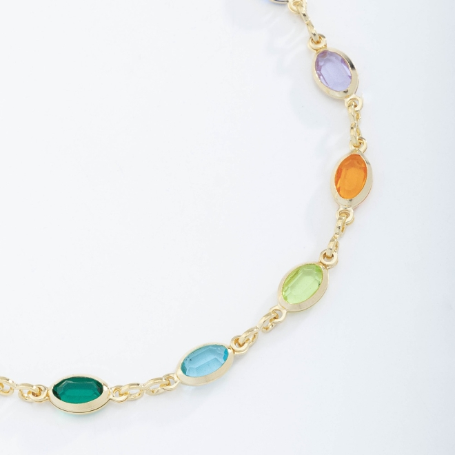 PU-00004-PULSEIRA CRISTAIS COLORIDOS FORMATO OVAL 