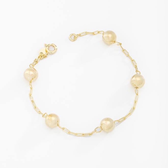PU-00069 PULSEIRA ELO CARTIER E ESFERAS