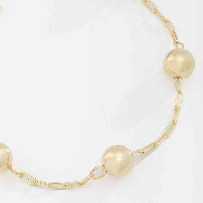 PU-00069 PULSEIRA ELO CARTIER E ESFERAS