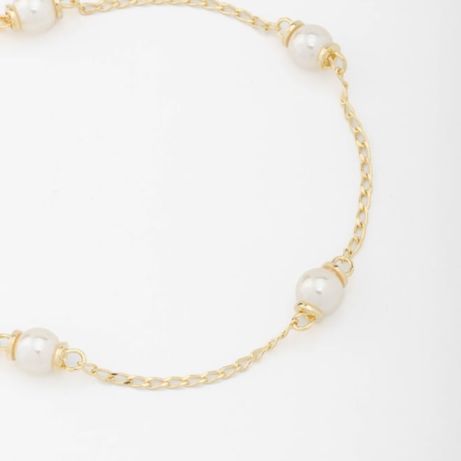 PU-00072 PULSEIRA COM DETALHES EM PÉROLAS E ELOS DELICADOS