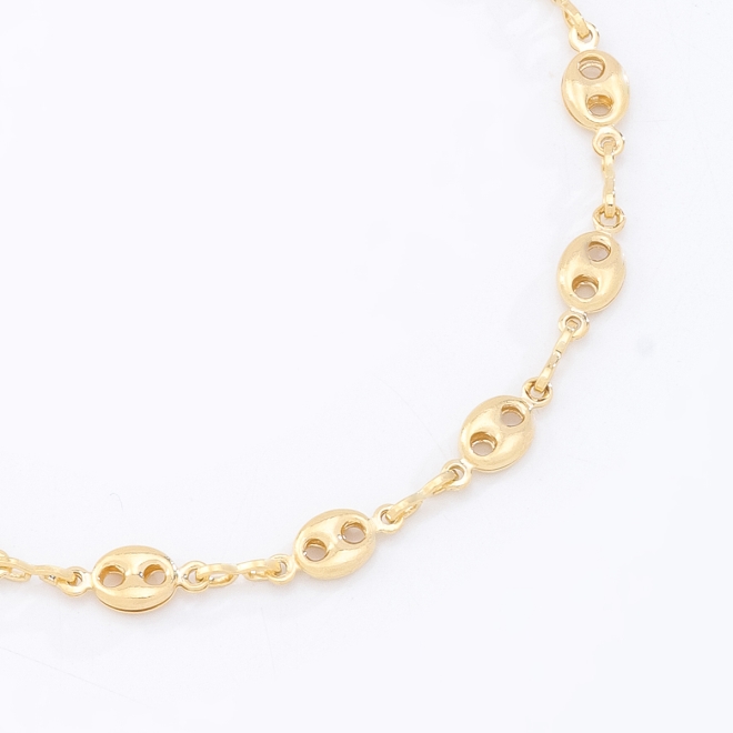 PU-00082-PULSEIRA COM ELOS OVAIS VAZADOS