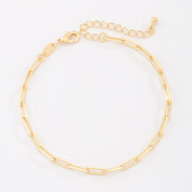 PU-00348 PULSEIRA BANHADA A OURO 18K COM ELOS CARTIER