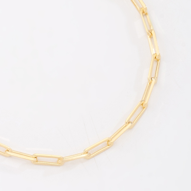 PU-00348 PULSEIRA BANHADA A OURO 18K COM ELOS CARTIER