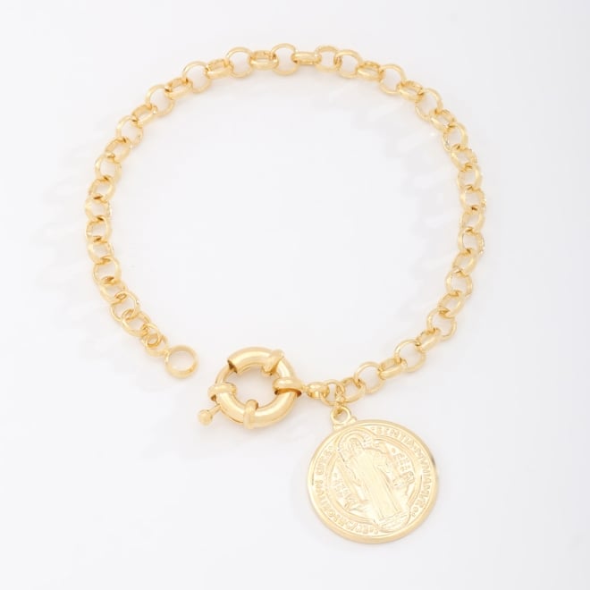 PU-00415 PULSEIRA MEDALHA SÃO BENTO