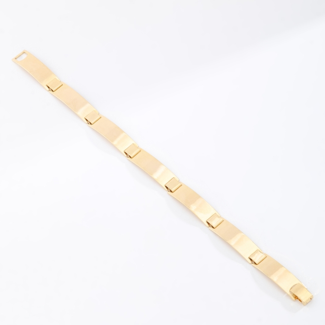 PU-00435-PULSEIRA MASCULINA CHAPAS LISAS
