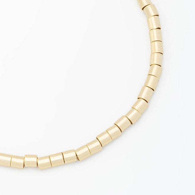 PU-00513 PULSEIRA BANHADA A OURO 18K COM CANUTILHOS LISOS