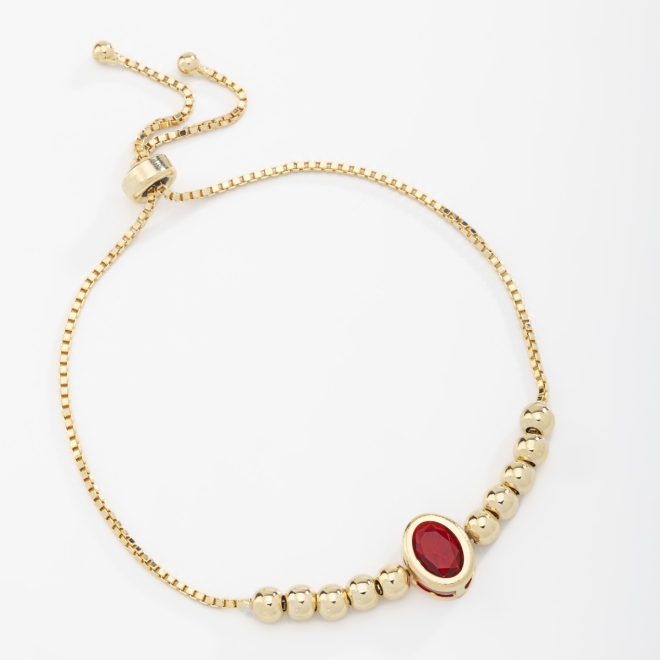 PU-00597  PULSEIRA  COM DETALHE DE ZIRCÔNIA OVAL CENTRAL