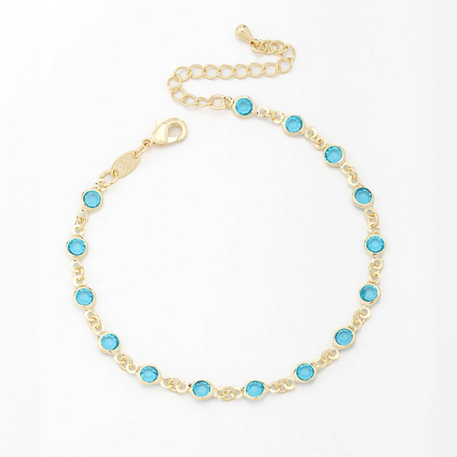 PU-00645 PULSEIRA COM ZIRCÔNIAS COLORIDA