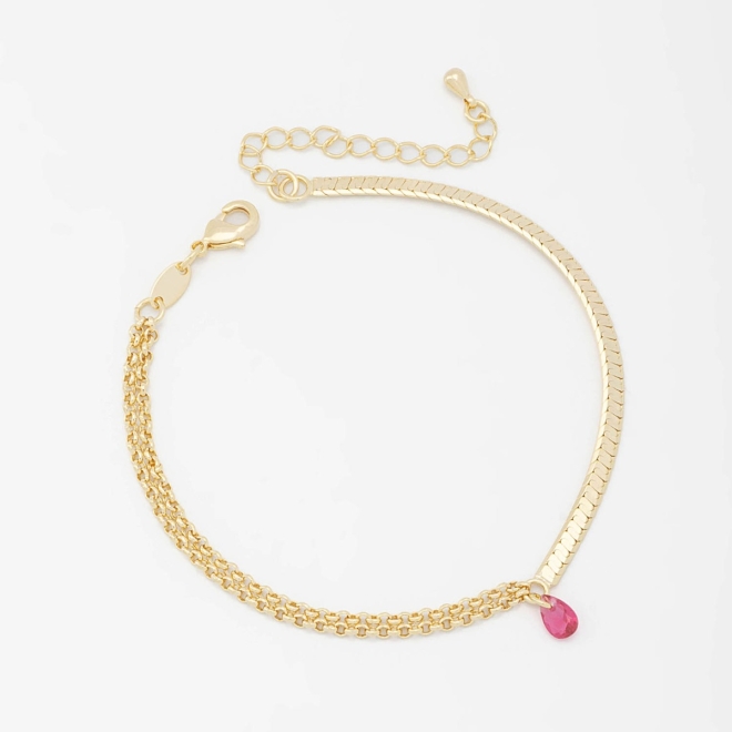 PU-00673 PULSEIRA COM PINGENTE COLORIDO