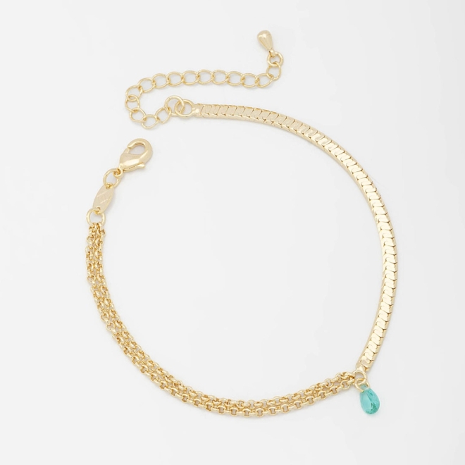 PU-00673 PULSEIRA COM PINGENTE COLORIDO