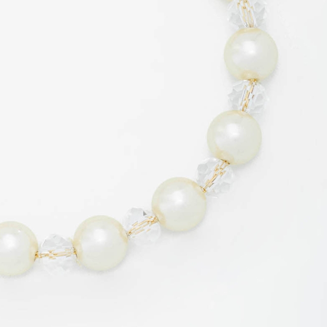 PU-00732 PULSEIRA COM PÉROLAS E DETALHES EM CRISTAL