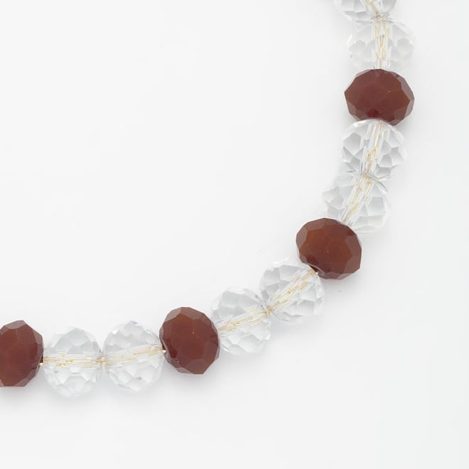 PU-00735 PULSEIRA COM PEDRAS LAPIDADAS EM TONS NEUTROS