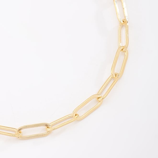 PU-00845 PULSEIRA BANHADA A OURO 18K COM ELOS CARTIER ALONGADOS
