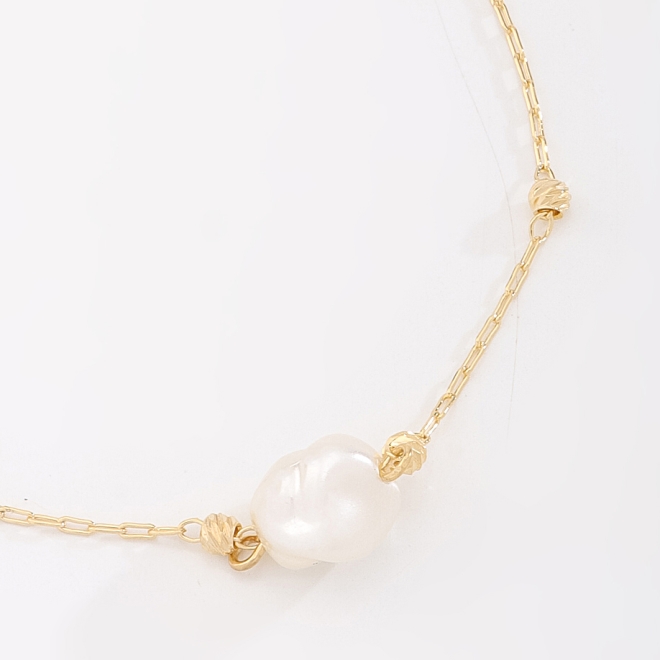 PU-00861 PULSEIRA COM DETALHE EM PÉROLA NATURAL