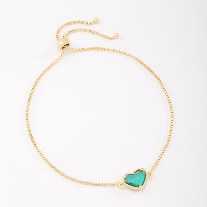 PU-00877 PULSEIRA COM PINGENTE EM FORMATO DE CORAÇÃO