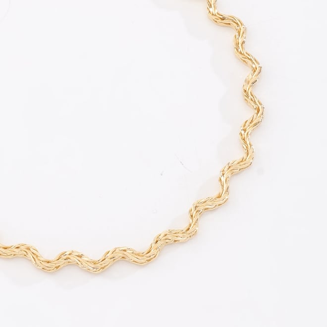 PU-00987 PULSEIRA BANHADA A OURO 18K COM DESIGN ONDULADO