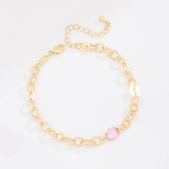 PU-01052-PULSEIRA COM ELOS E ZIRCÔNIAS