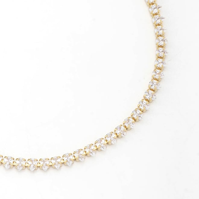 PX-0054 PULSEIRA BANHADA A OURO 18K DE RIVIERA.